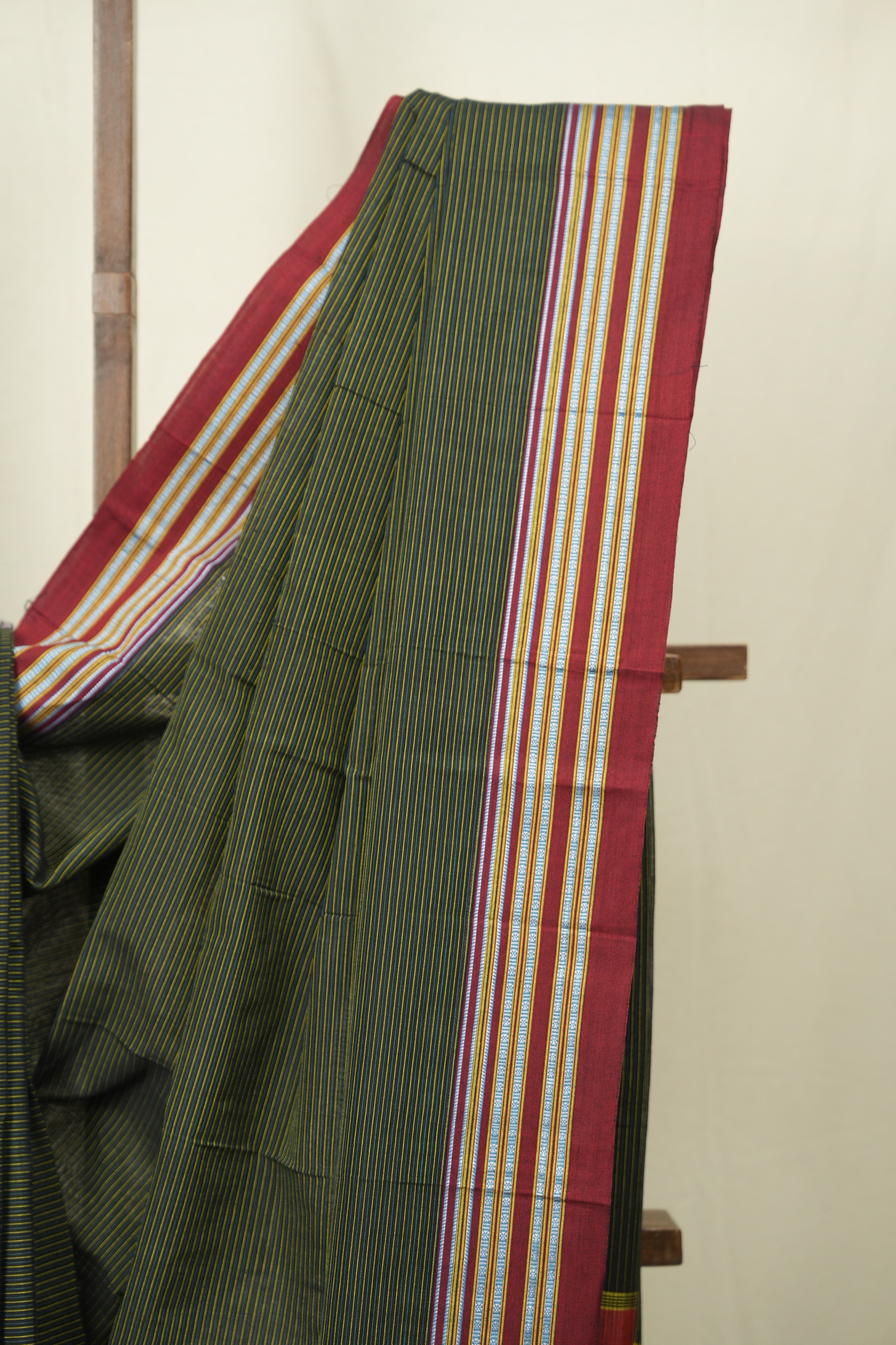 Mehendi Cotton Ilkal Saree - SRMCIS1044