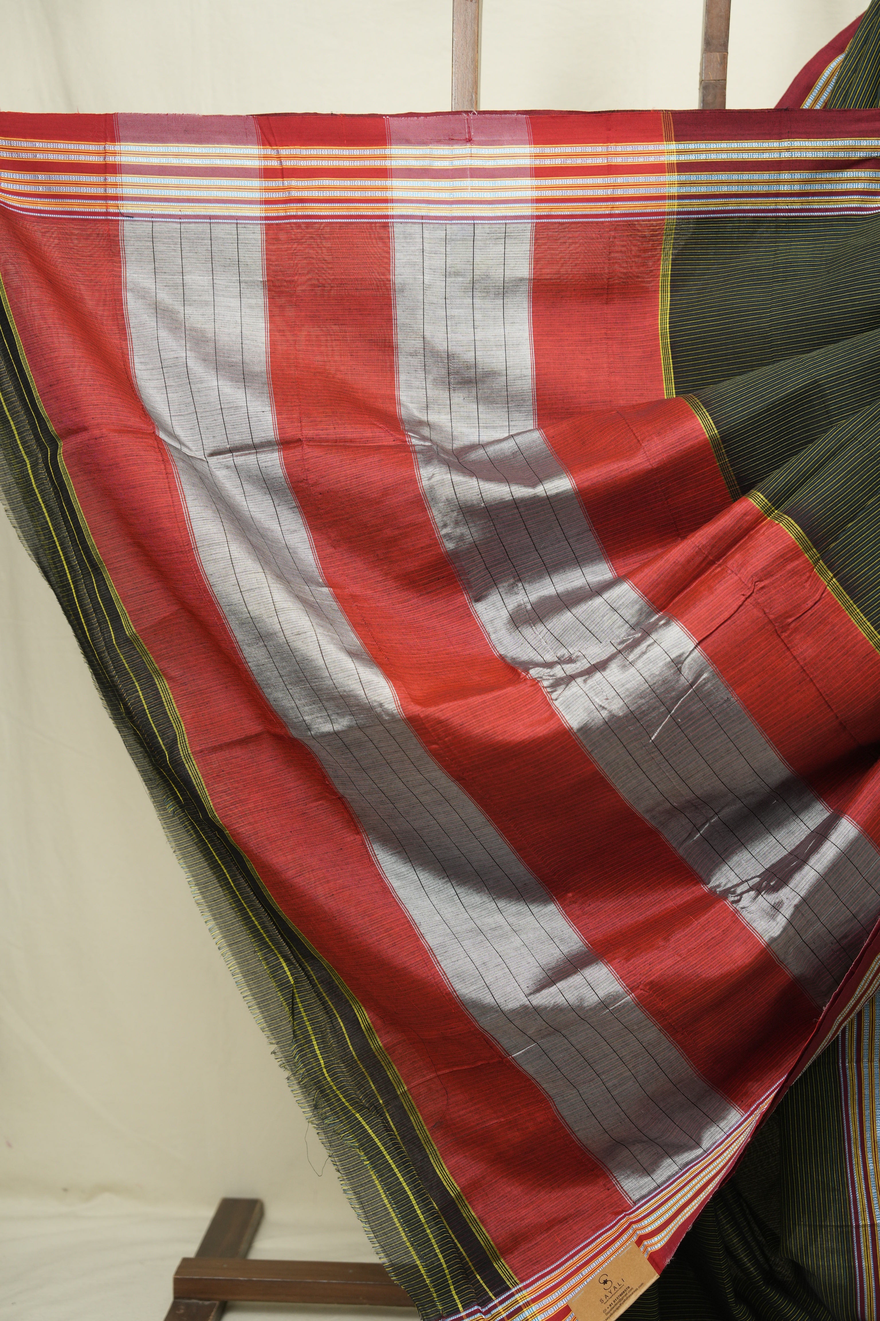 Mehendi Cotton Ilkal Saree - SRMCIS1044