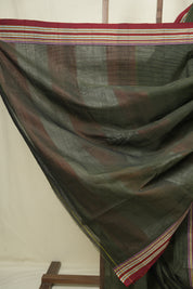 Mehendi Cotton Ilkal Saree - SRMCIS1044