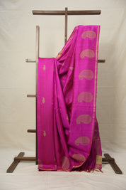 Pink Raw Silk Saree - SRPRSS895