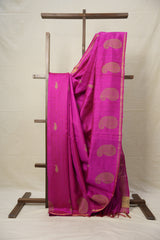Pink Raw Silk Saree - SRPRSS895