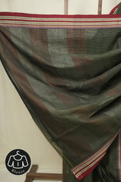 Mehendi Cotton Ilkal Saree - SRMCIS1044