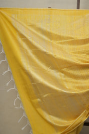 Yellow Raw Silk Saree - SRYRSS778