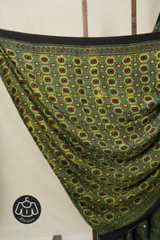 Green HBP Modal Silk Saree - SRGMSS620