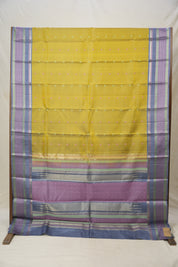 Olive Green Kanjivaram Silk Saree - SROGKSS956