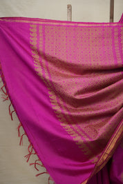 Pink Raw Silk Saree - SRPRSS895