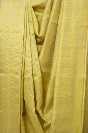 Lemon Yellow Raw Silk Saree - SRLYRSS773