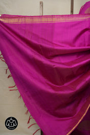 Pink Raw Silk Saree - SRPRSS895