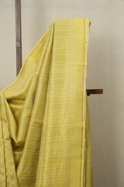 Lemon Yellow Raw Silk Saree - SRLYRSS773