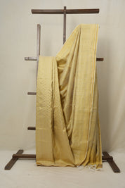 Pastel Yellow Raw Silk Saree - SRPYRSS772