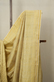Pastel Yellow Raw Silk Saree - SRPYRSS772