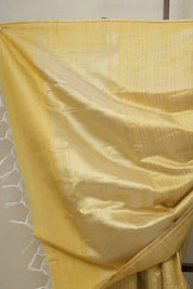 Pastel Yellow Raw Silk Saree - SRPYRSS772