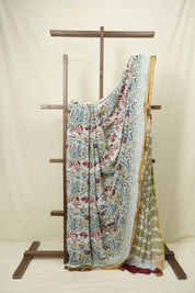 Multicolour HBP Chiffon Saree - SRMHCS74