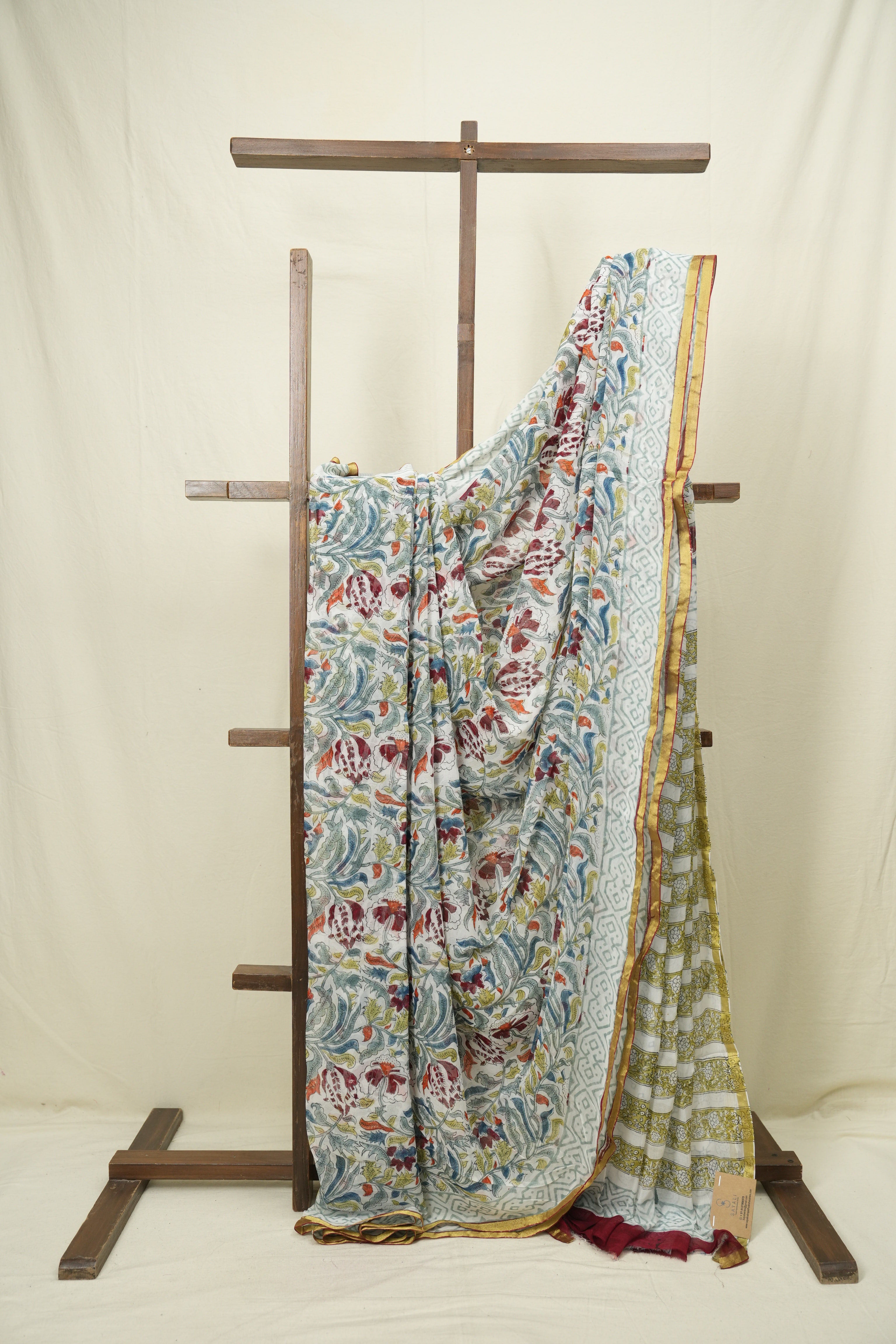 Multicolour HBP Chiffon Saree - SRMHCS74