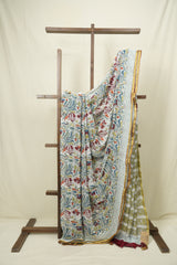 Multicolour HBP Chiffon Saree - SRMHCS74