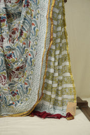 Multicolour HBP Chiffon Saree - SRMHCS74