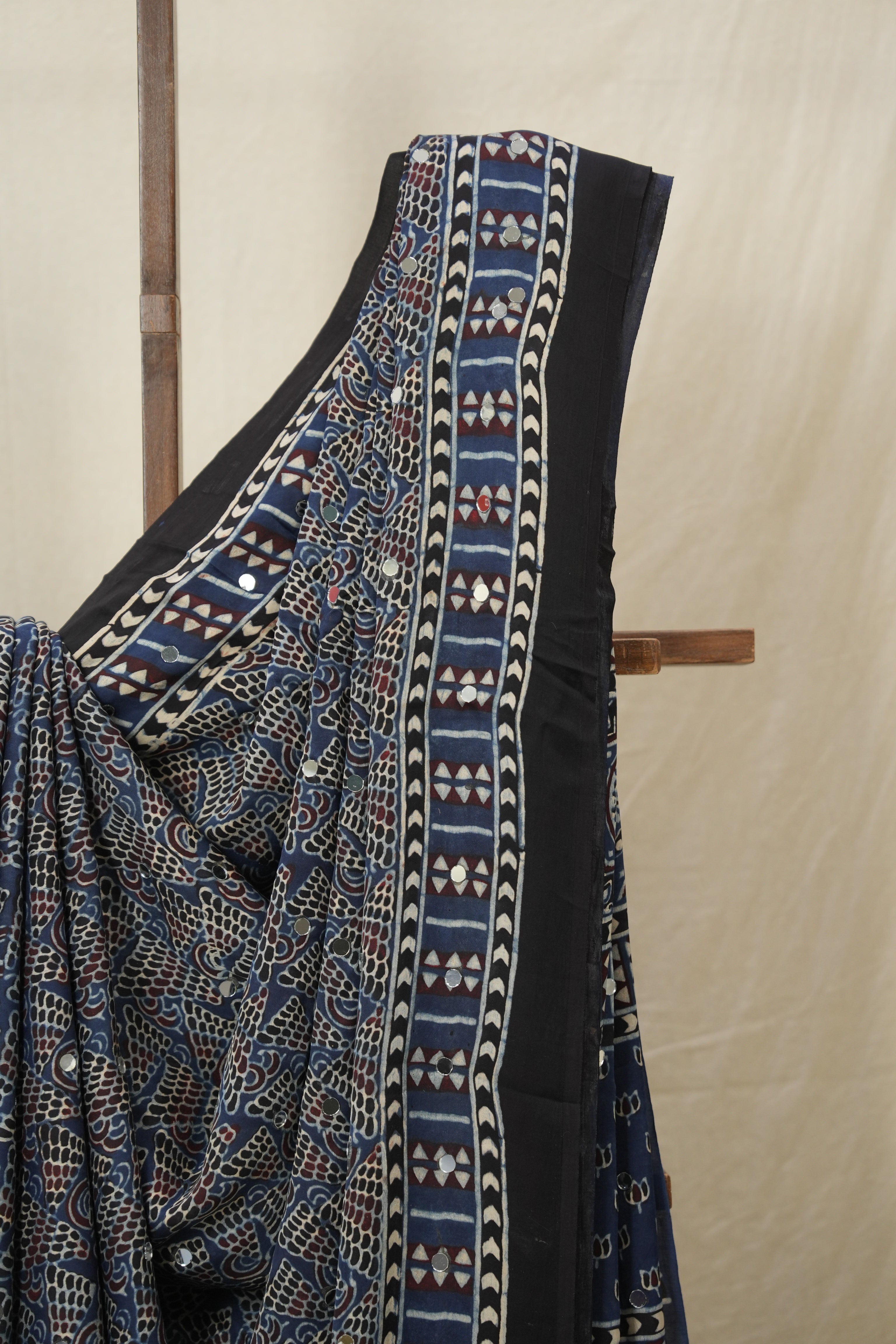 Blue HBP Modal Silk Saree - SRBMSS616
