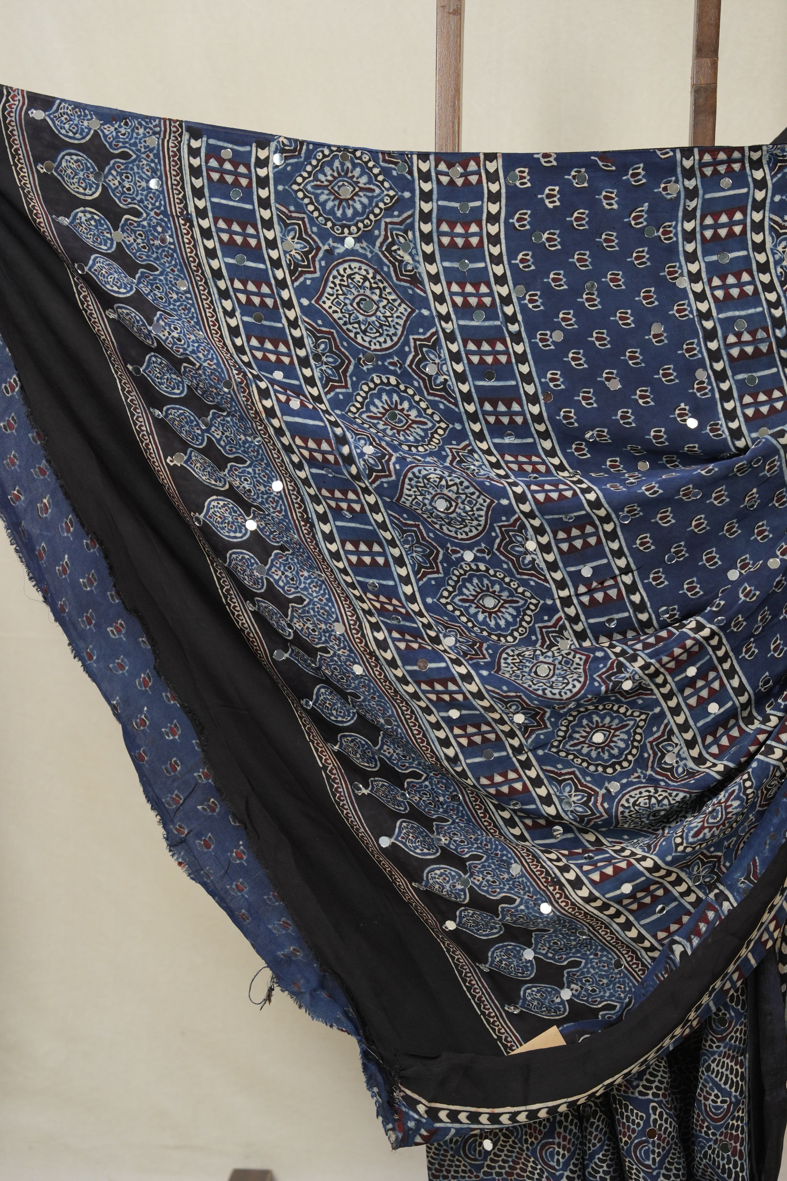 Blue HBP Modal Silk Saree - SRBMSS616