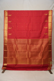 Red Kanjivaram Silk Saree - SRRKSS1018