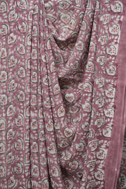 Onion Pink HBP Chiffon Saree - SROPHCS73