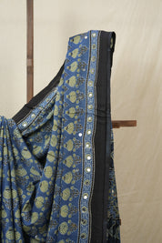 Blue HBP Modal Silk Saree - SRBMSS617
