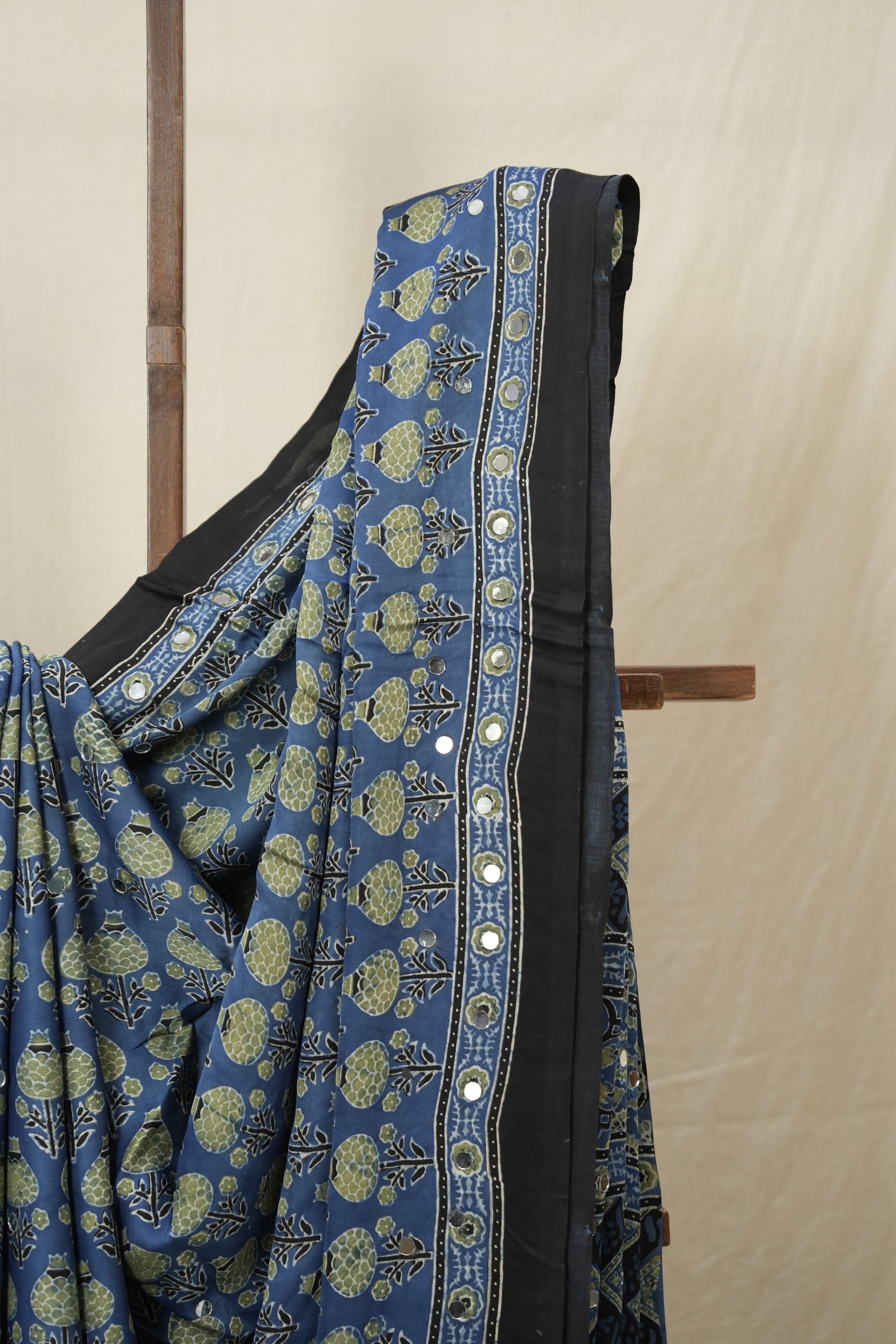 Blue HBP Modal Silk Saree - SRBMSS617