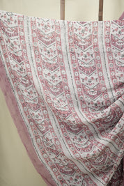Onion Pink HBP Chiffon Saree - SROPHCS73