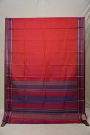 Two Tone Pink Kanjivaram Silk Sarees - SRTTPKSS958