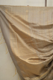 Grey Raw Silk Saree - SRGRSS771