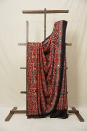 Maroon HBP Modal Silk Saree - SRMMSS618
