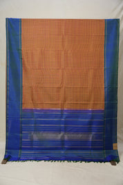 Maroon & Yellow Kanjivaram Silk Saree - SRMYKSS845