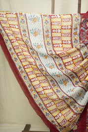 Red HBP Chiffon Saree - SRRHCS72