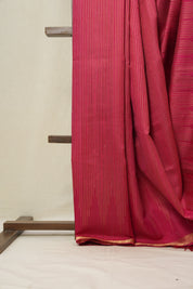 Rani Pink Raw Silk Saree - SRRPRSS793