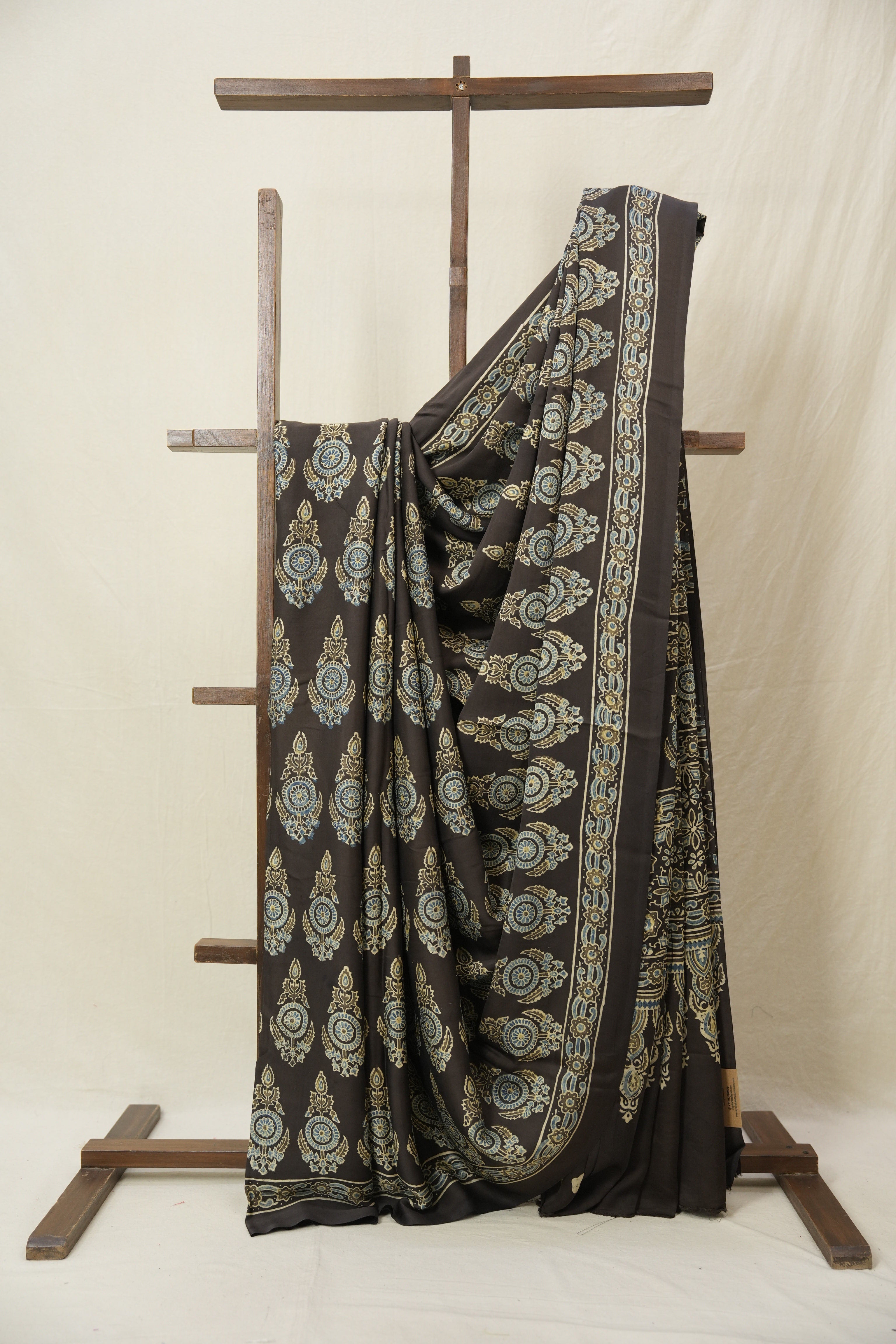 Dark Brown HBP Modal Silk Saree - SRDBMSS605