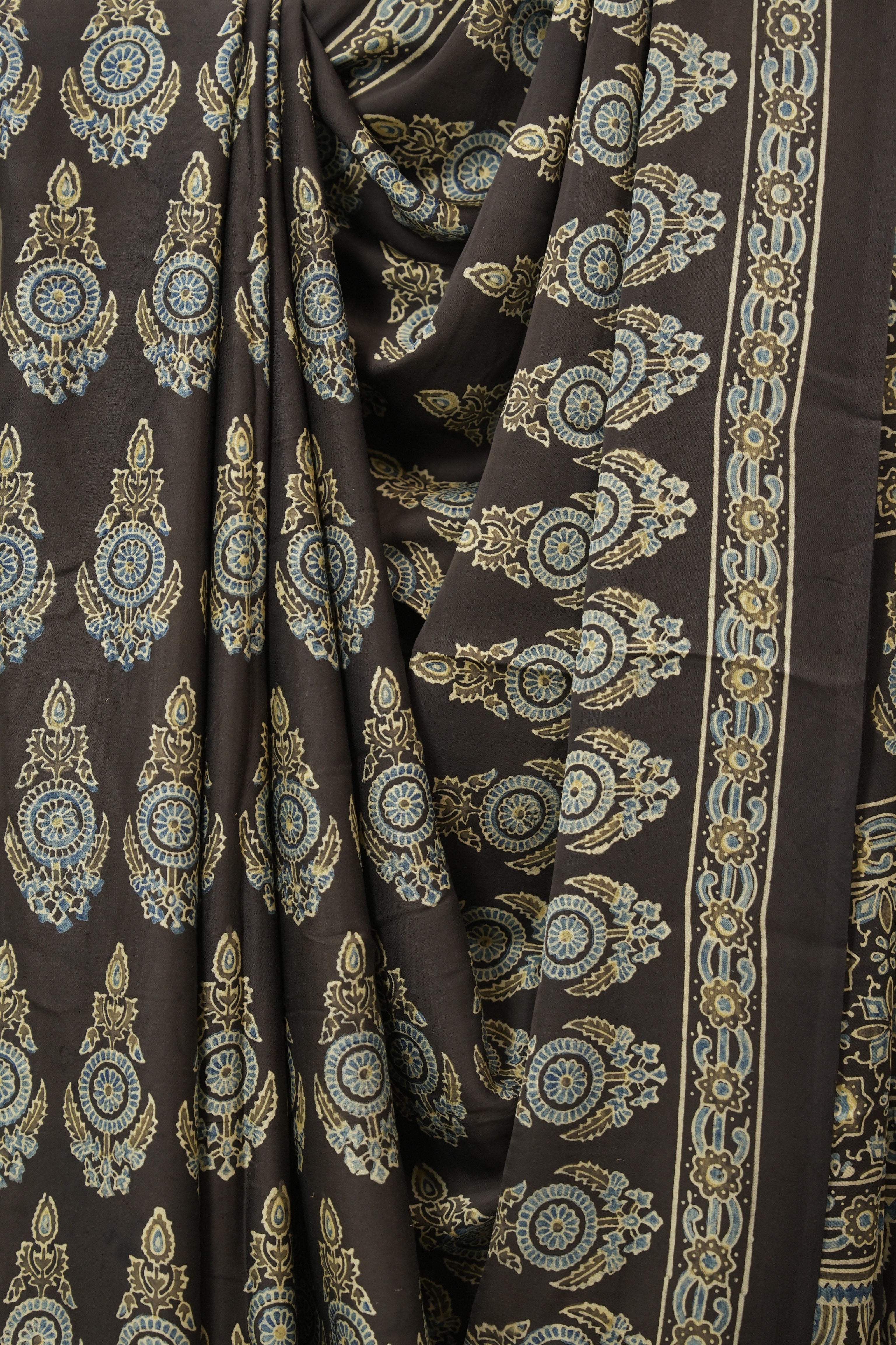 Dark Brown HBP Modal Silk Saree - SRDBMSS605
