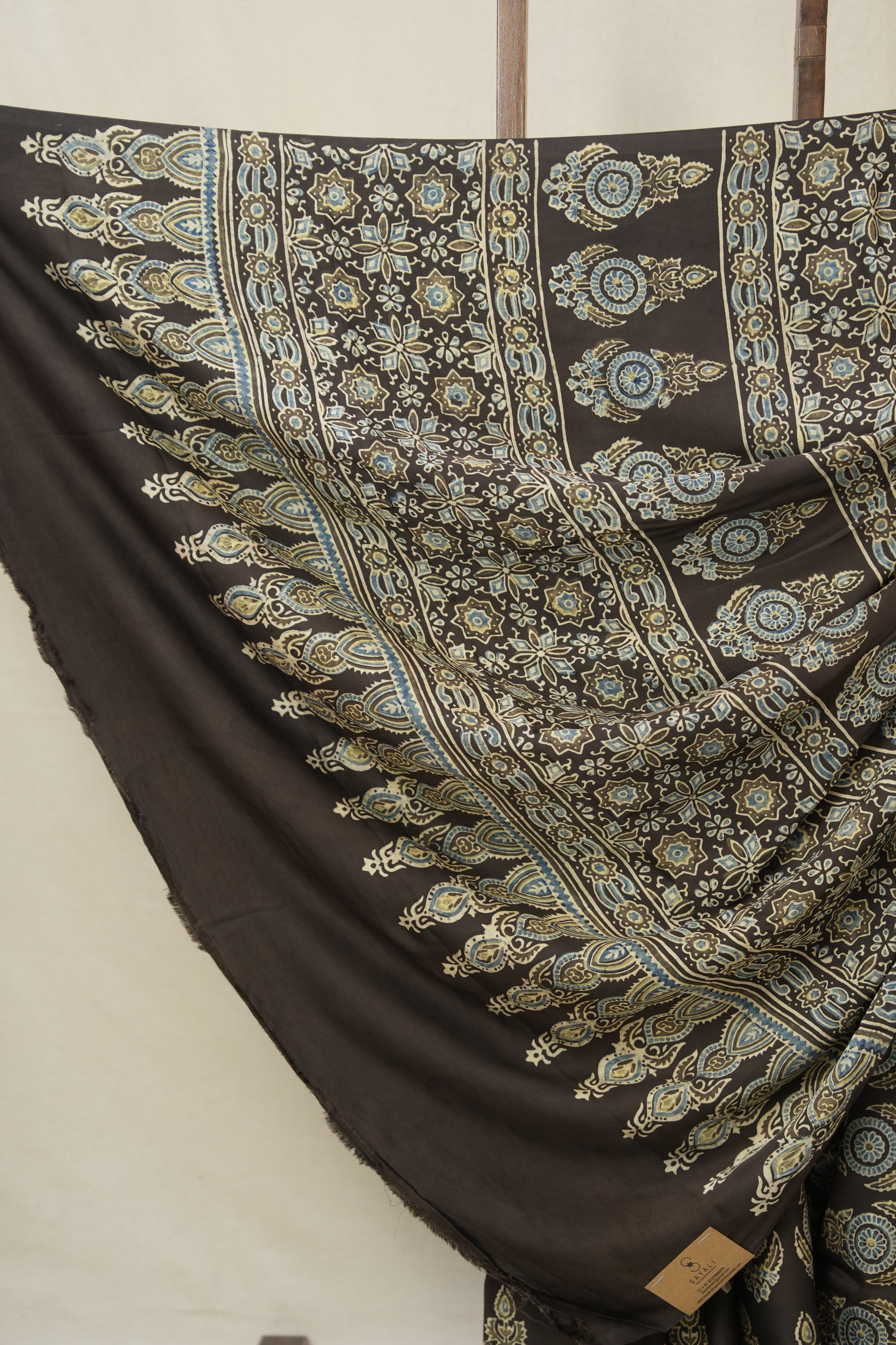 Dark Brown HBP Modal Silk Saree - SRDBMSS605