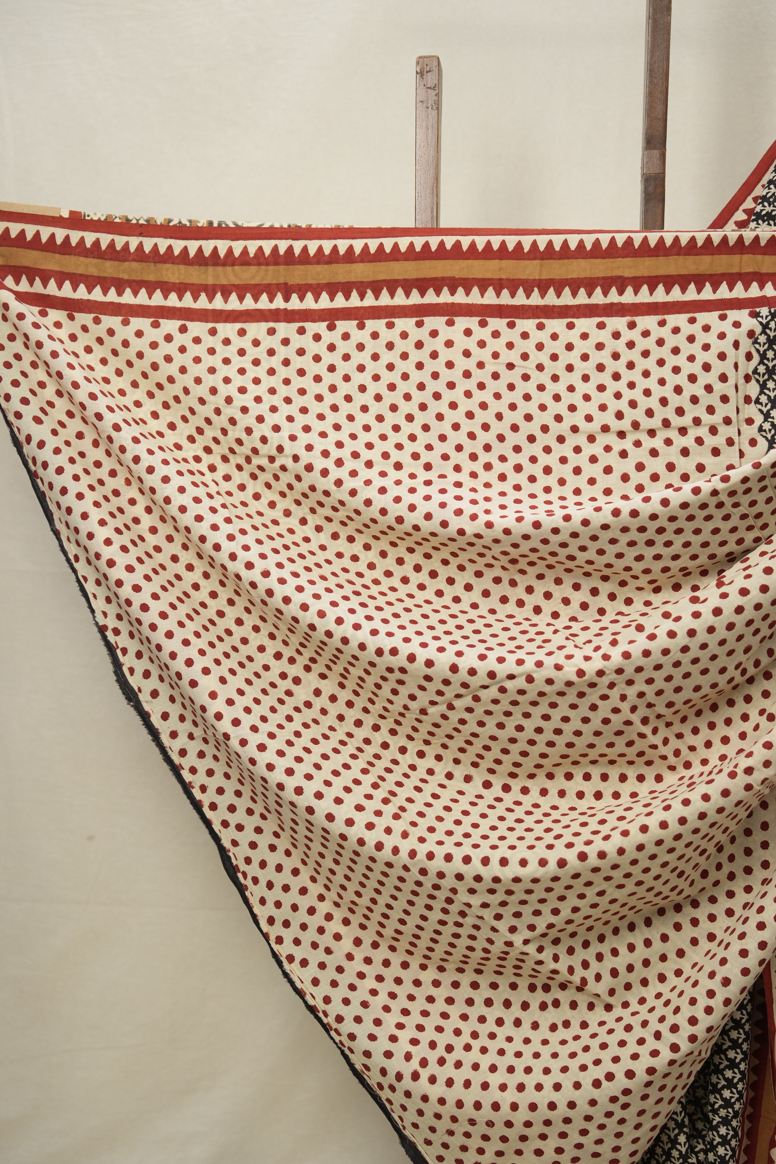 Black HBP Cotton Saree - SRBCS2980