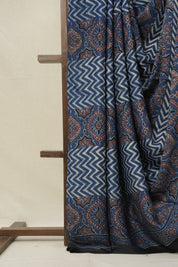 Blue HBP Modal Silk Saree - SRBMSS604