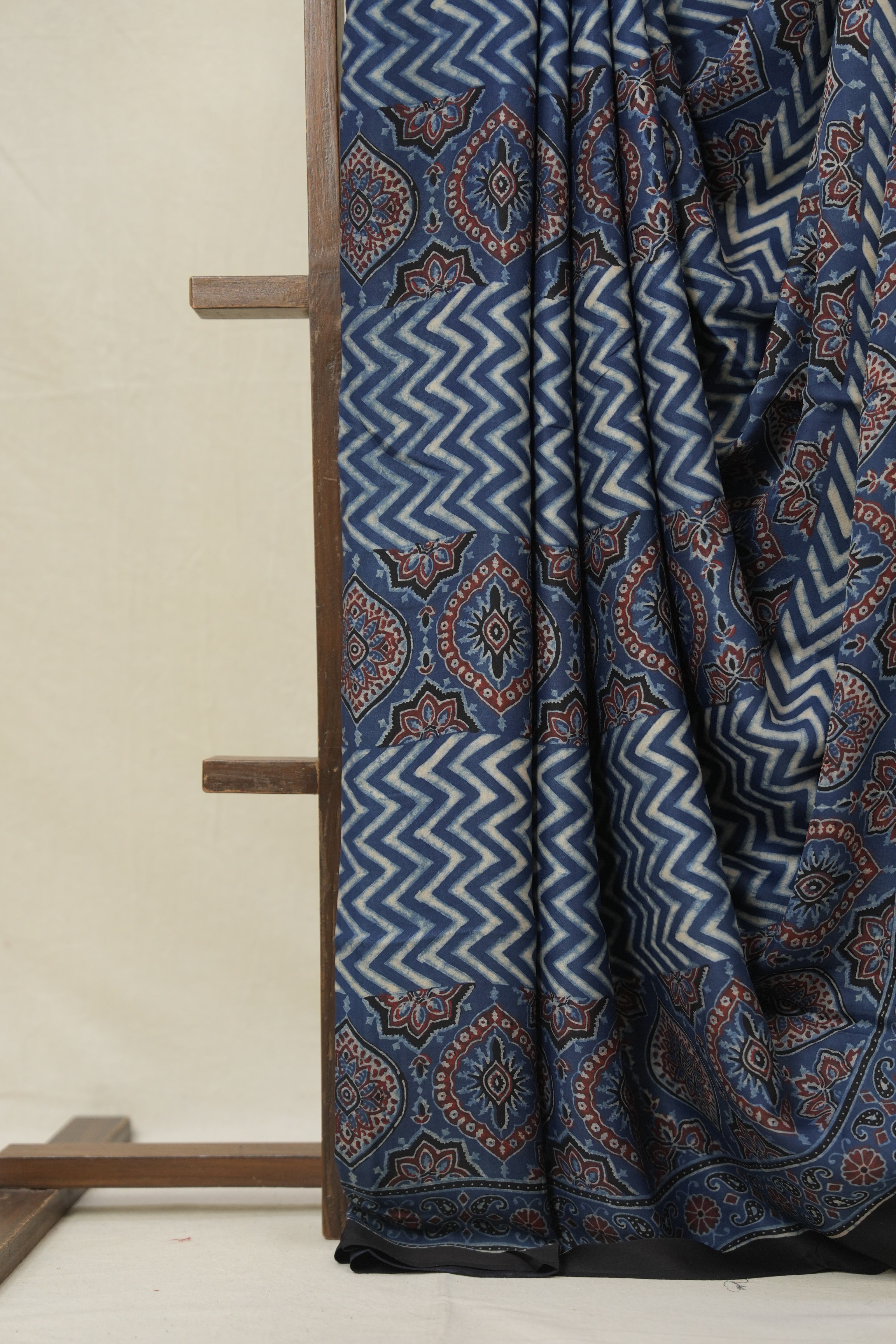 Blue HBP Modal Silk Saree - SRBMSS604