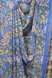 Blue HBP Chiffon Saree - SRBHCS69