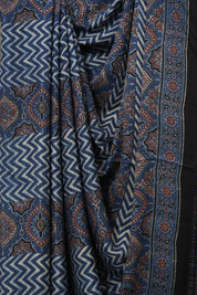 Blue HBP Modal Silk Saree - SRBMSS604