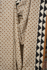 Cream HBP Cotton Saree - SRCCS2979