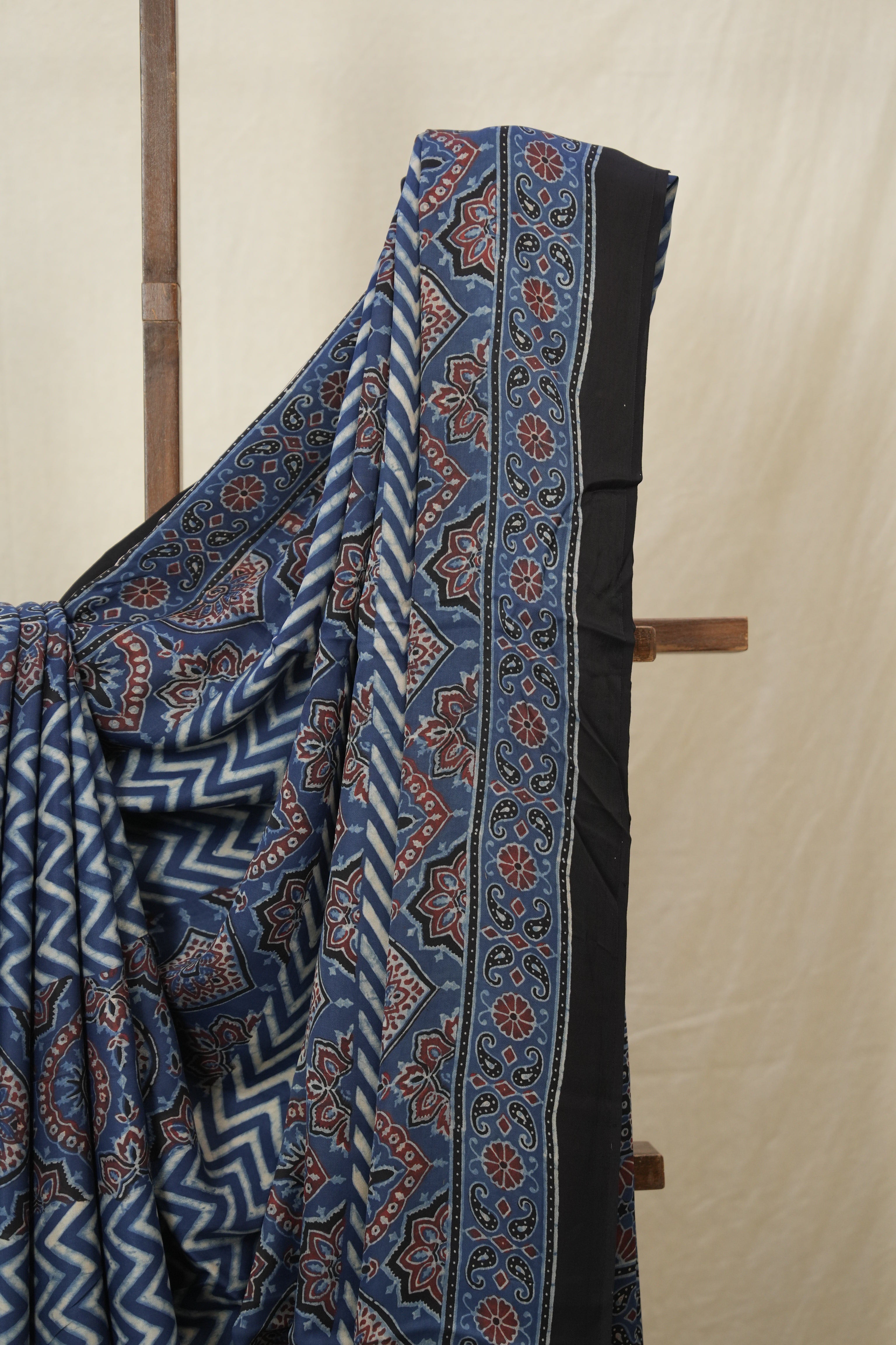 Blue HBP Modal Silk Saree - SRBMSS604