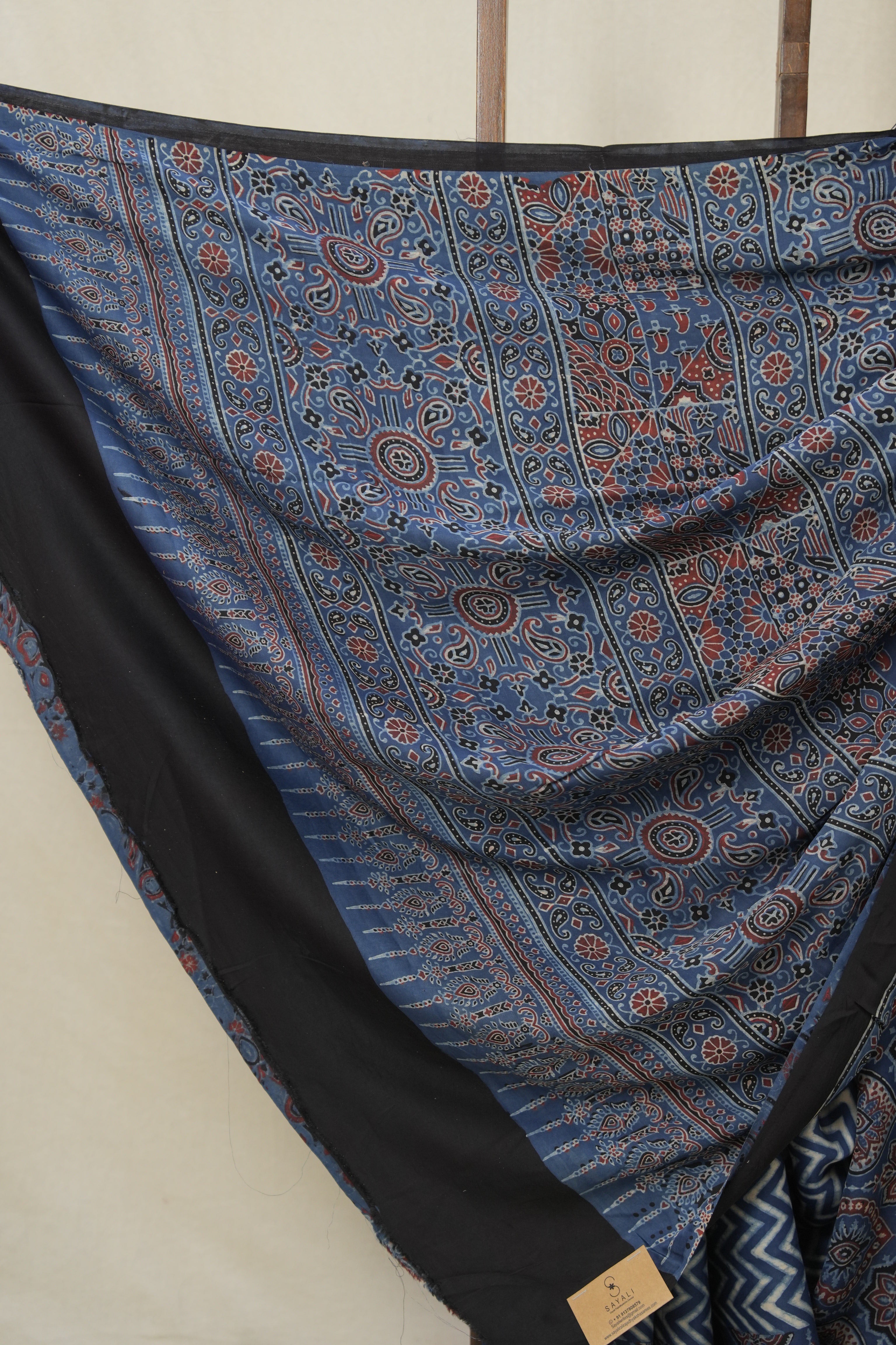 Blue HBP Modal Silk Saree - SRBMSS604