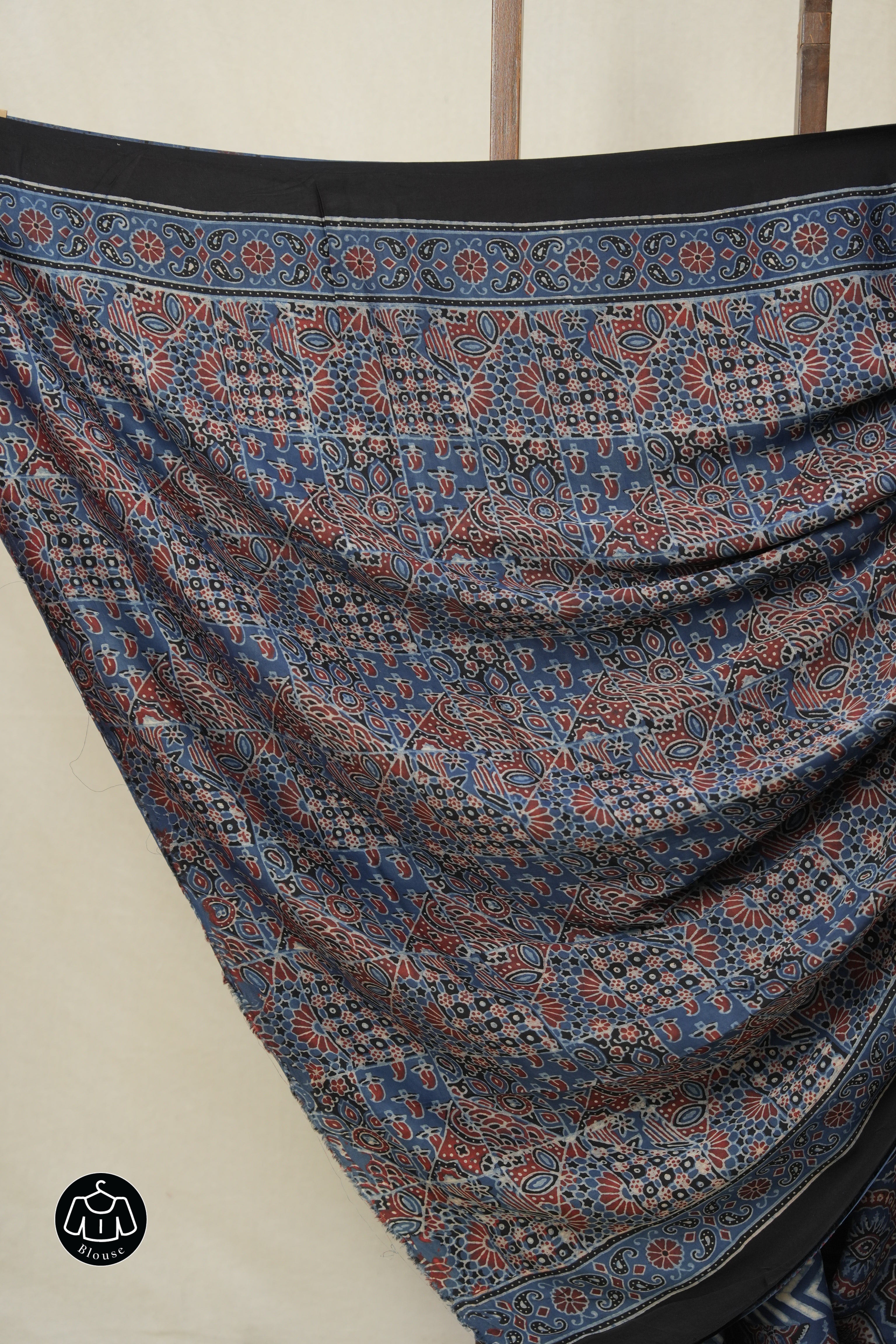 Blue HBP Modal Silk Saree - SRBMSS604
