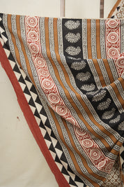 Cream HBP Cotton Saree - SRCCS2979