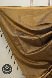 Khaki Raw Silk Saree - SRKRSS790