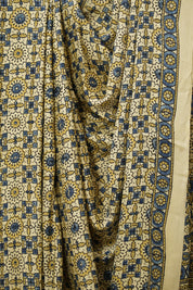 Cream HBP Modal Silk Saree - SRCMSS603