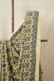 Cream HBP Modal Silk Saree - SRCMSS603