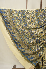 Cream HBP Modal Silk Saree - SRCMSS603